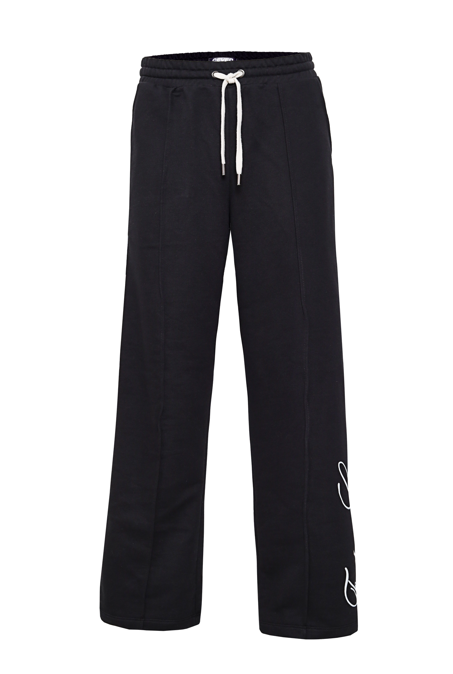 Sudadera negra recta